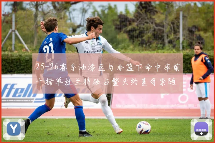25-26赛季油漆区与非篮下命中率前十榜单杜兰特独占鳌头约基奇紧随其后